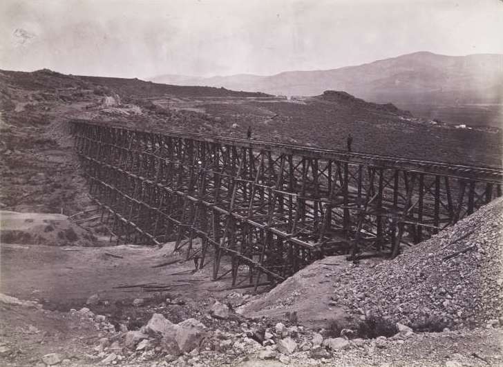 Promontory Trestle Work