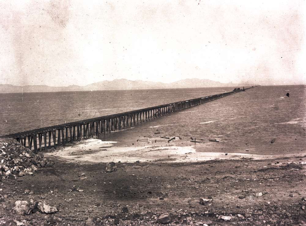 Lucin Cutoff, Great Salt Lake, Utah, c1903