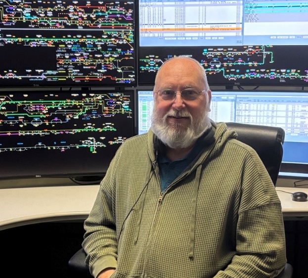 Dan Limbaugh at his dispatching station